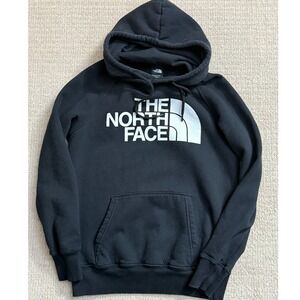 The North Face Hoodie Pullover‎ Sweatshirt Women's Black Logo Small
